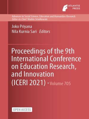 cover image of Proceedings of the 9th International Conference on Education Research, and Innovation (ICERI 2021)